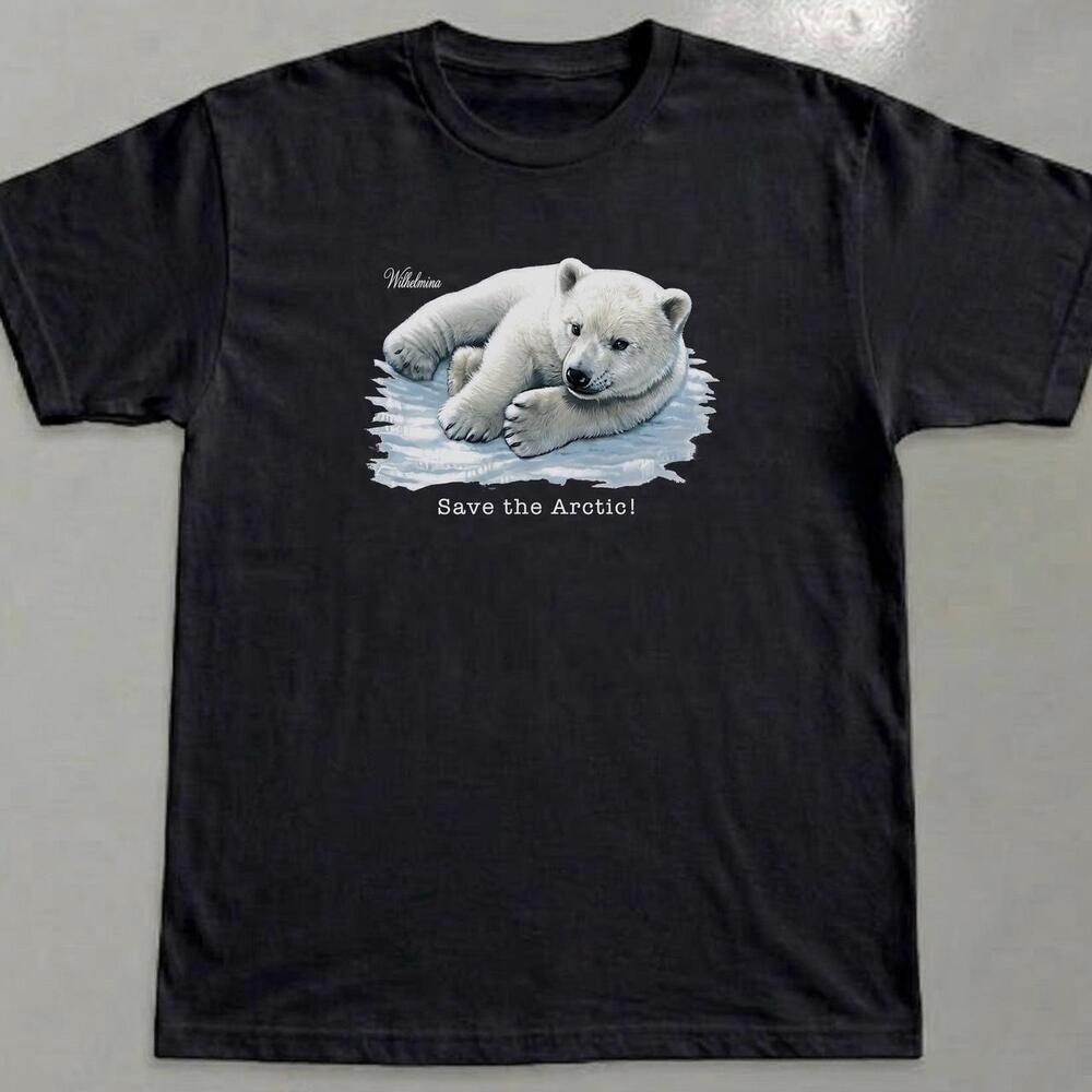 Save The Arctic Black T-Shirt